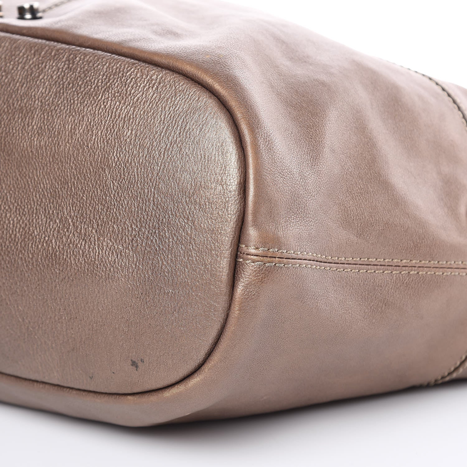 Givenchy Metallic Calfskin Studded Medium Nightingale Brown 8 of 14