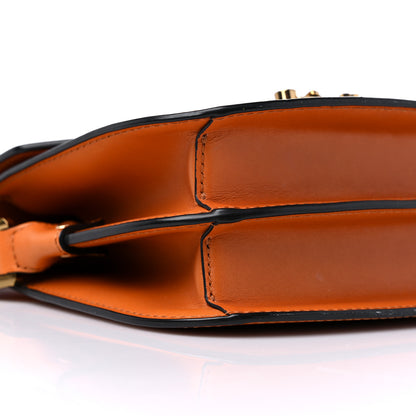 MCM Grained Calfskin Patricia Park Avenue Crossbody Bag Cognac 7 of 9