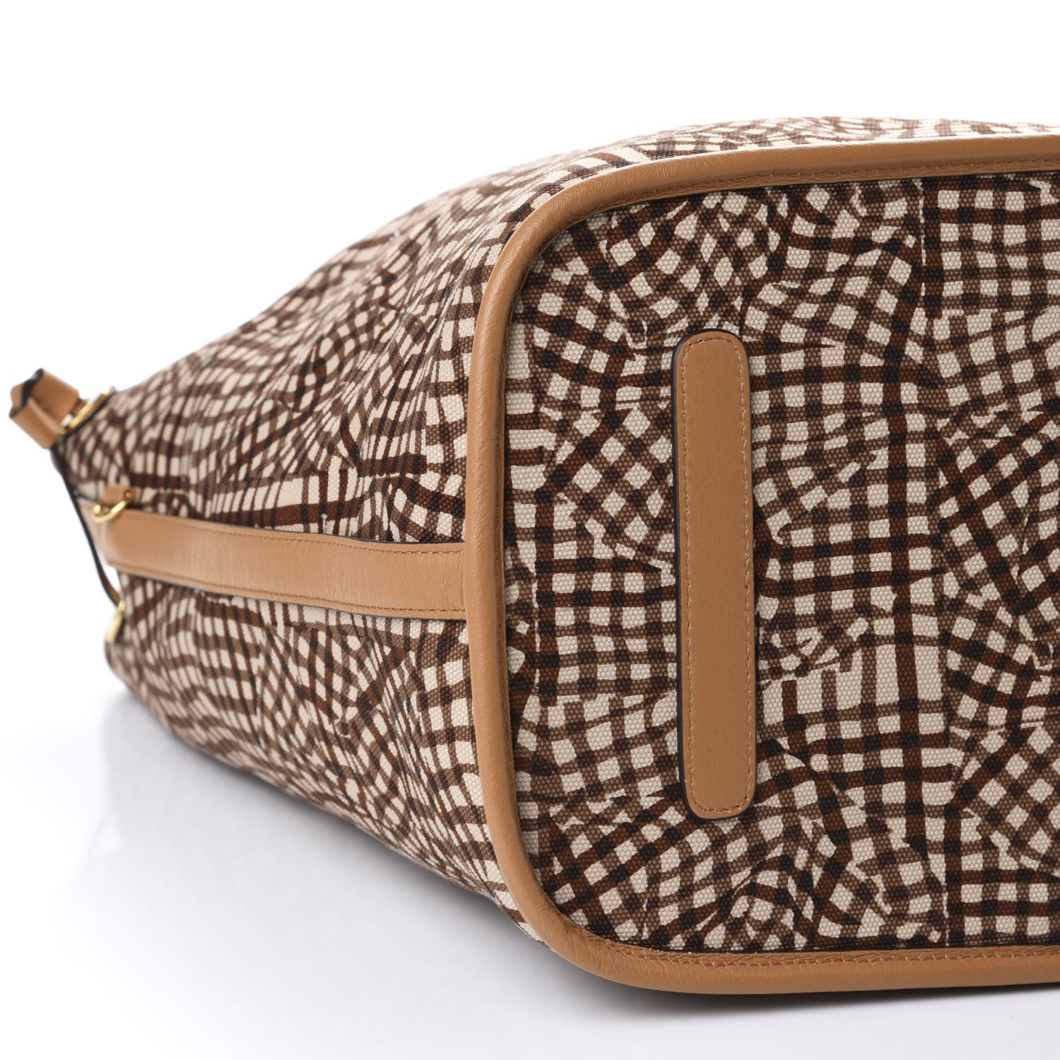 MCM Visetos Large Liz Reversible Shopper Tote Cognac 13 of 15