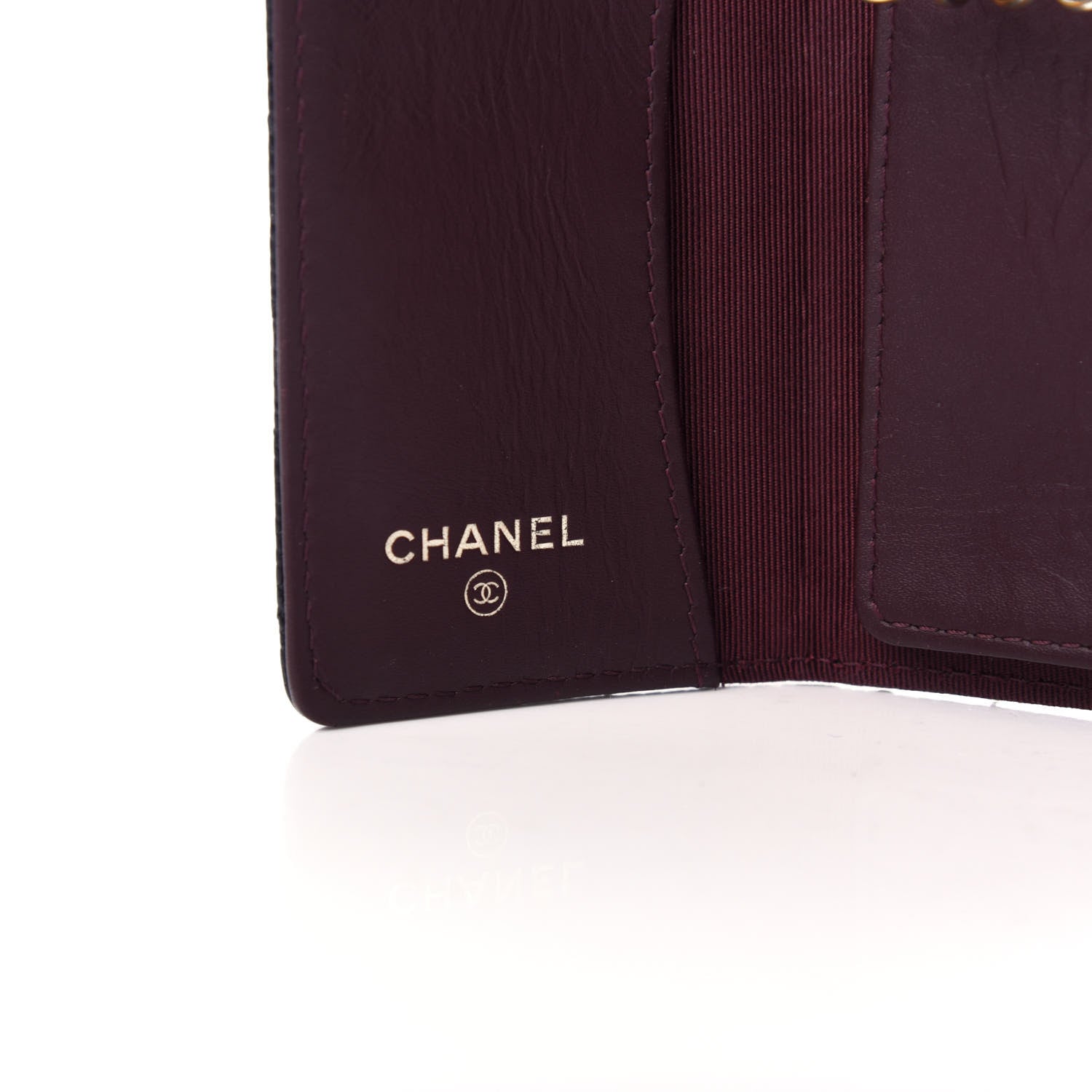 Chanel Caviar Quilted 6 Key Holder Black 6 of 9