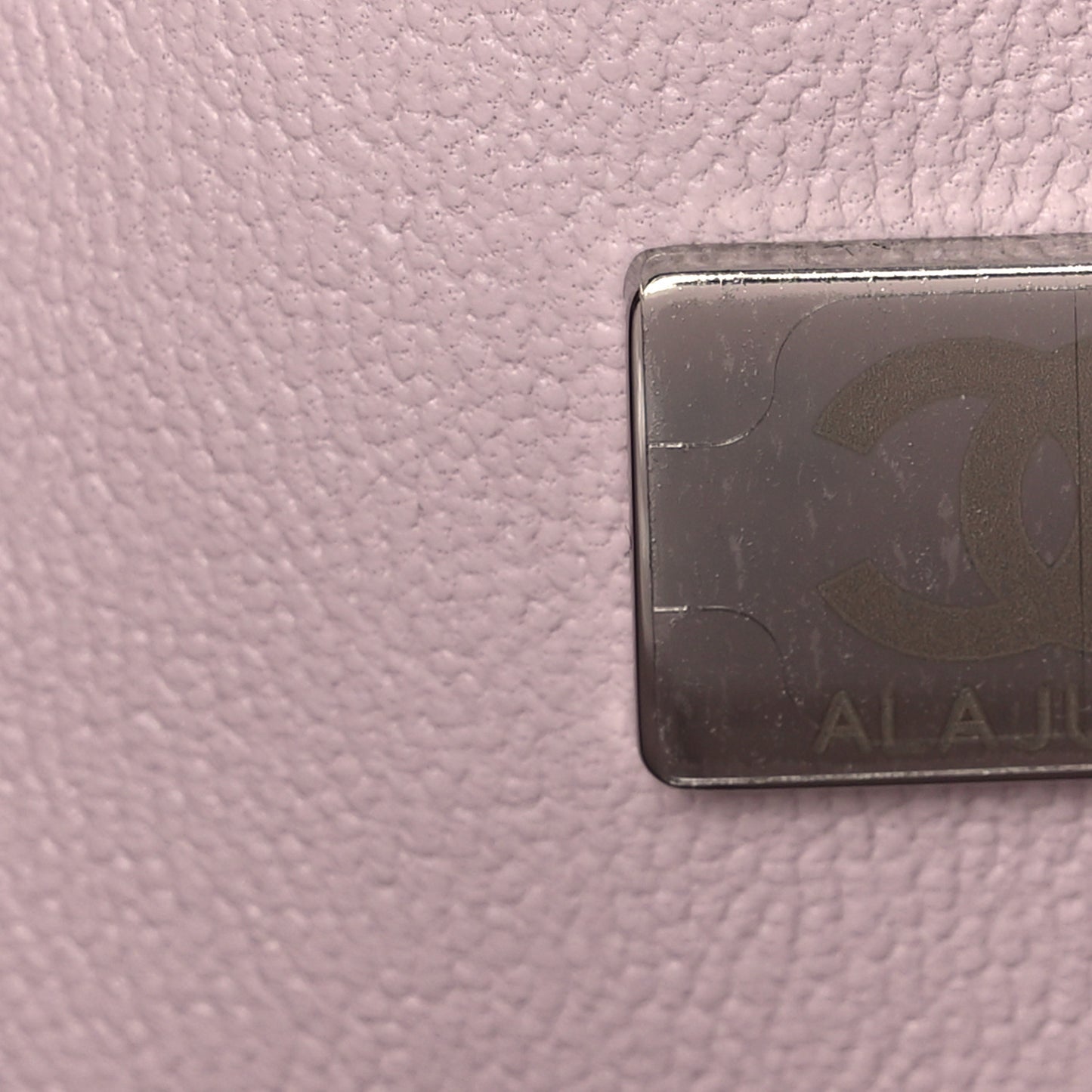 Lambskin Quilted Small Double Flap Light Purple