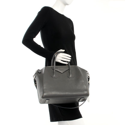 Givenchy Sugar Goatskin Medium Antigona Grey 3 of 28