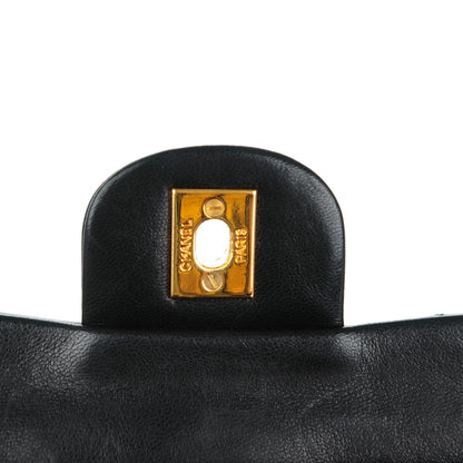 Chanel Lambskin Quilted Small Double Flap Black 6 of 8