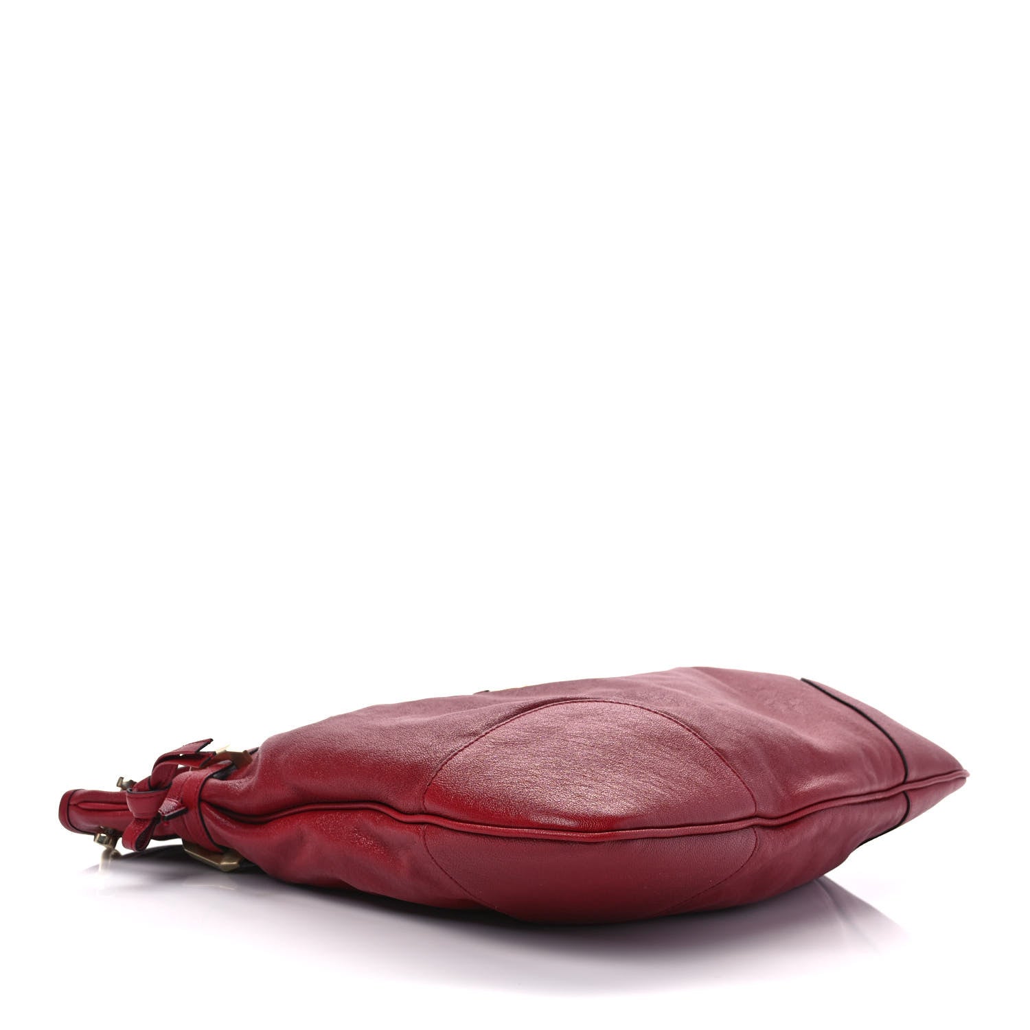 Gucci Sakai Be Green Calfskin Horsebit 1955 Cinch Top Messenger Bag New Cherry Red 4 of 9