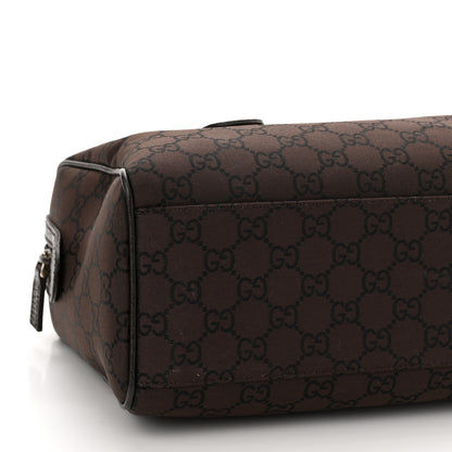 Gucci Nylon Monogram Small Boston Dark Brown 8 of 9
