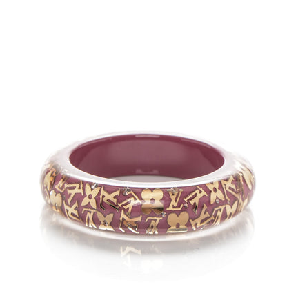 Louis Vuitton Resin Swarovski Medium Inclusion Bracelet GM Violine 3 of 3
