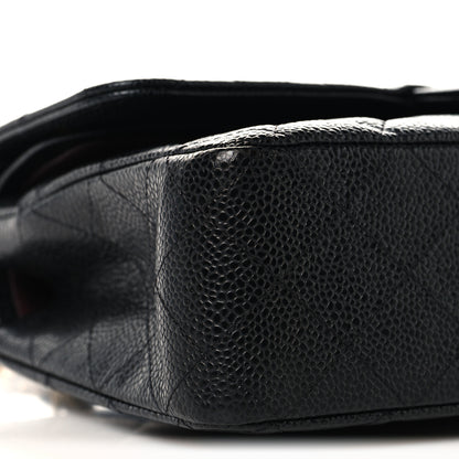 Chanel Caviar Quilted Medium Double Flap Black 9 of 11