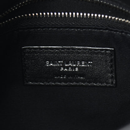 Saint Laurent Lambskin Quilted Small Loulou Puffer Monogram Chain Satchel Black 6 of 9