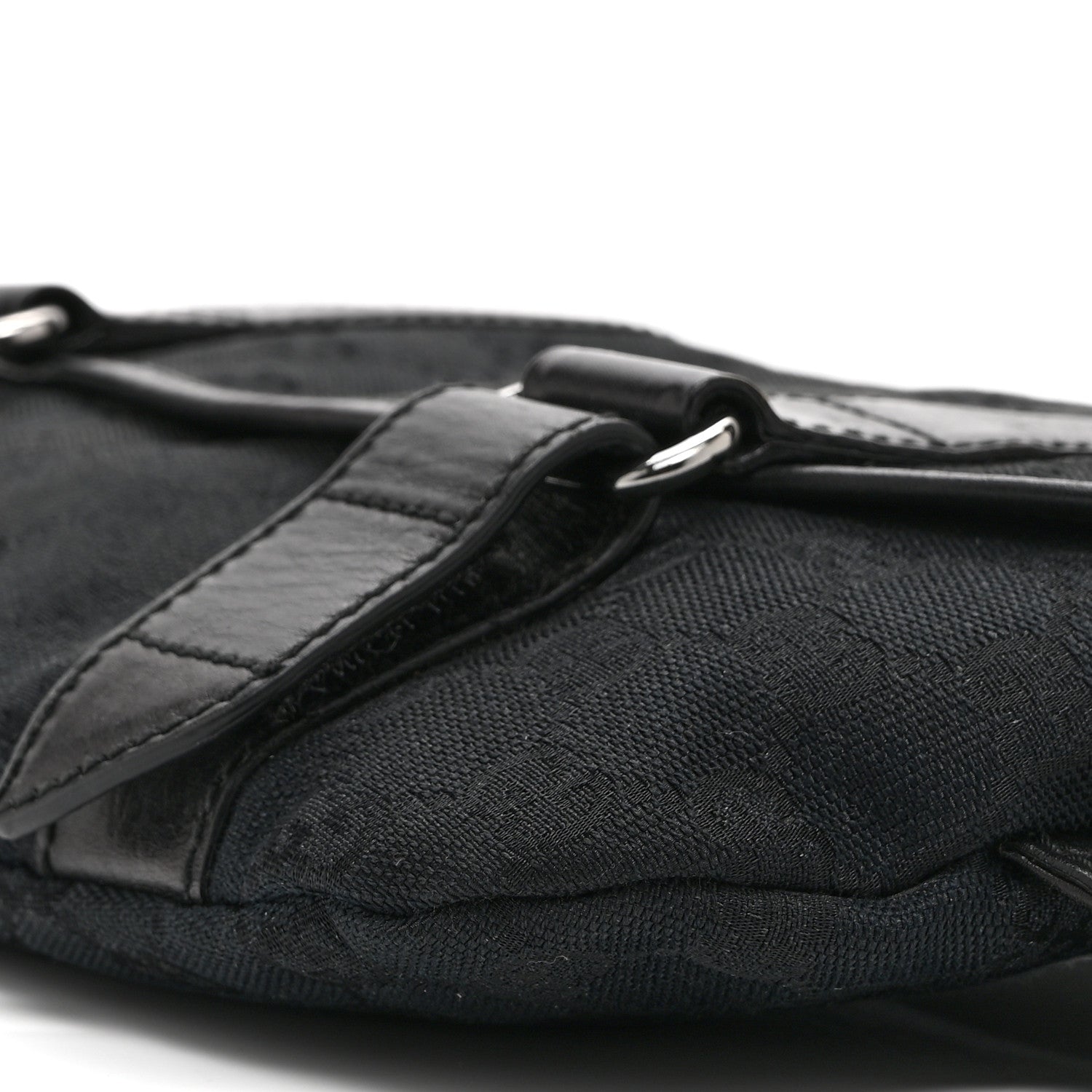 Gucci Monogram Waist Belt Bag Black 10 of 10