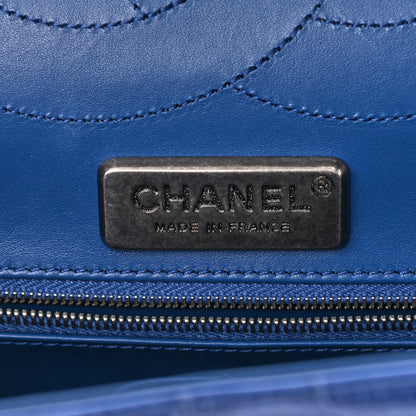 Chanel Alligator 2.55 Reissue 227 Flap Blue 6 of 10