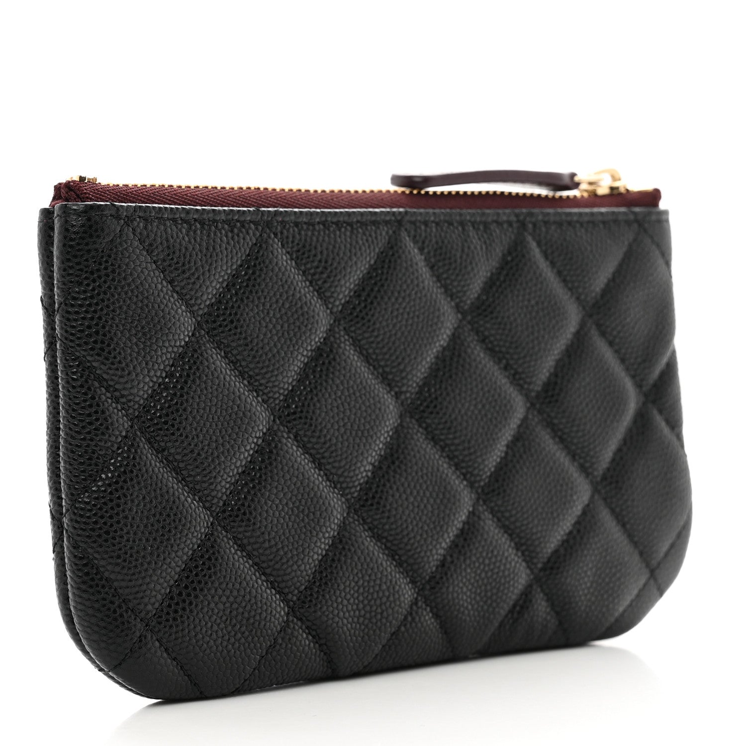 Chanel Caviar Quilted Small Cosmetic Case Black 3 of 7