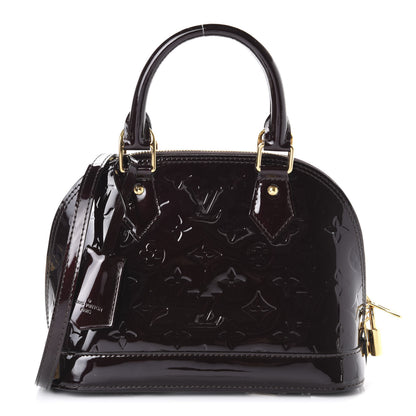 Louis Vuitton Vernis Alma BB Amarante 1 of 9