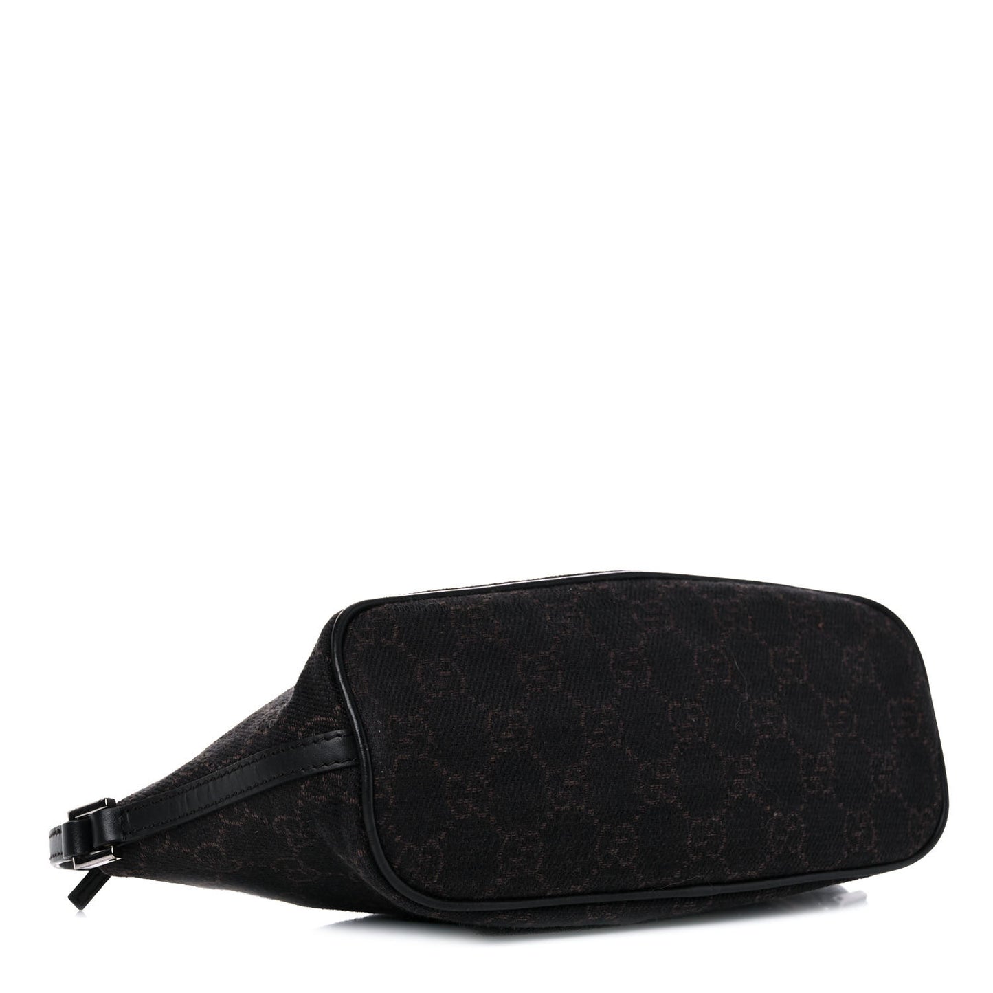 Denim Monogram Boat Pochette Dark Brown