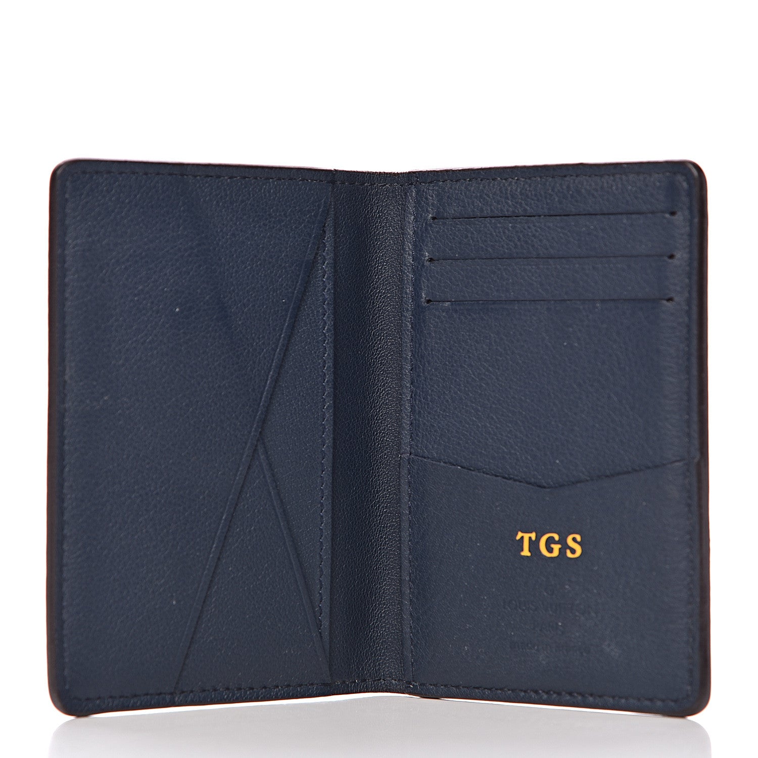 Louis Vuitton Taurillon Pocket Organizer Navy 5 of 6