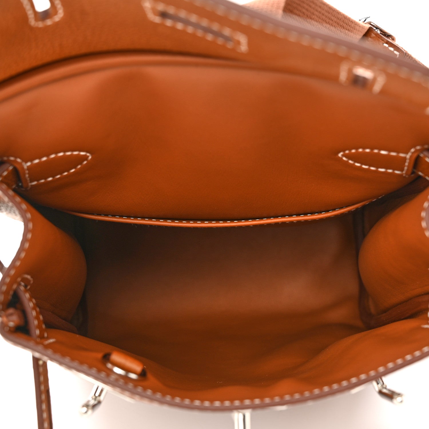 Hermes Natural Barenia Faubourg Hac A Dos PM Backpack Fauve 5 of 10