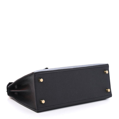 Hermes Epsom Kelly Sellier 25 Black 4 of 11