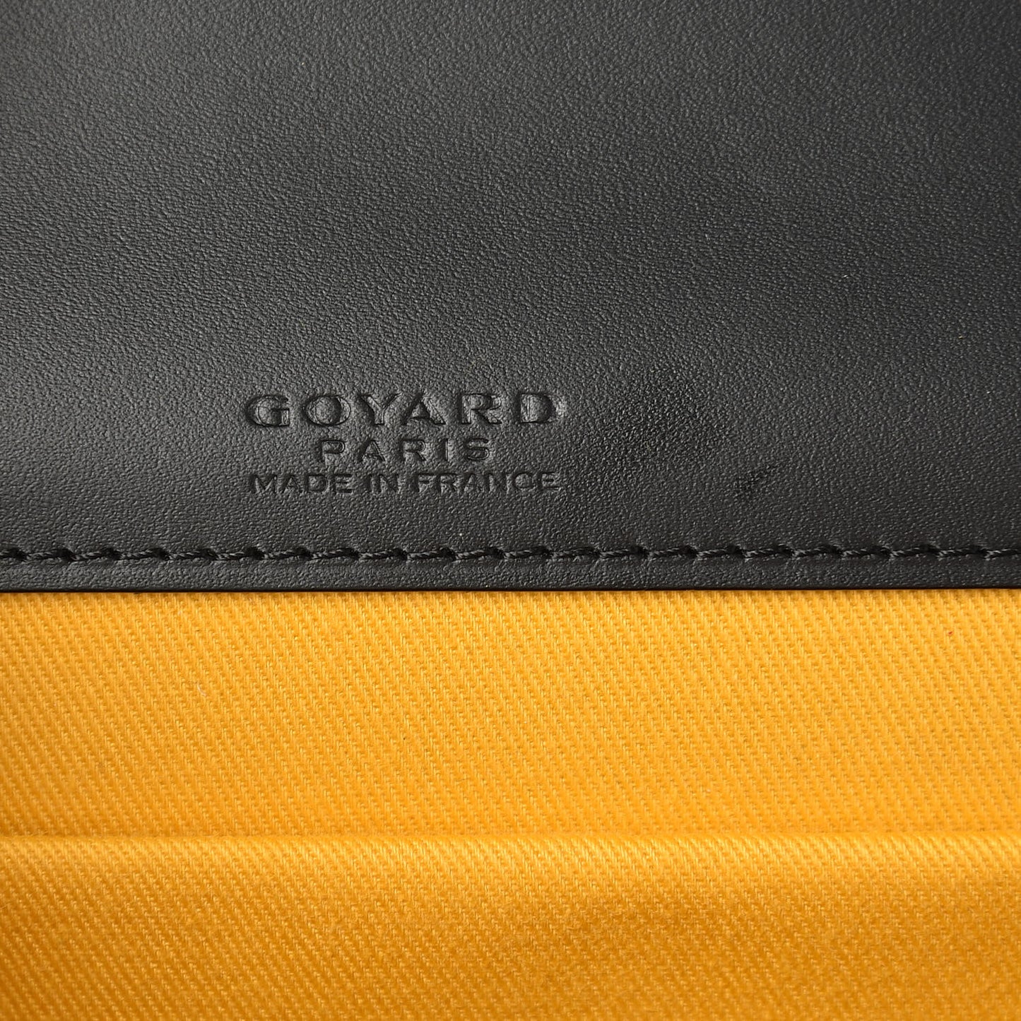 Goyardine Monte Carlo Bois Clutch With Strap Black