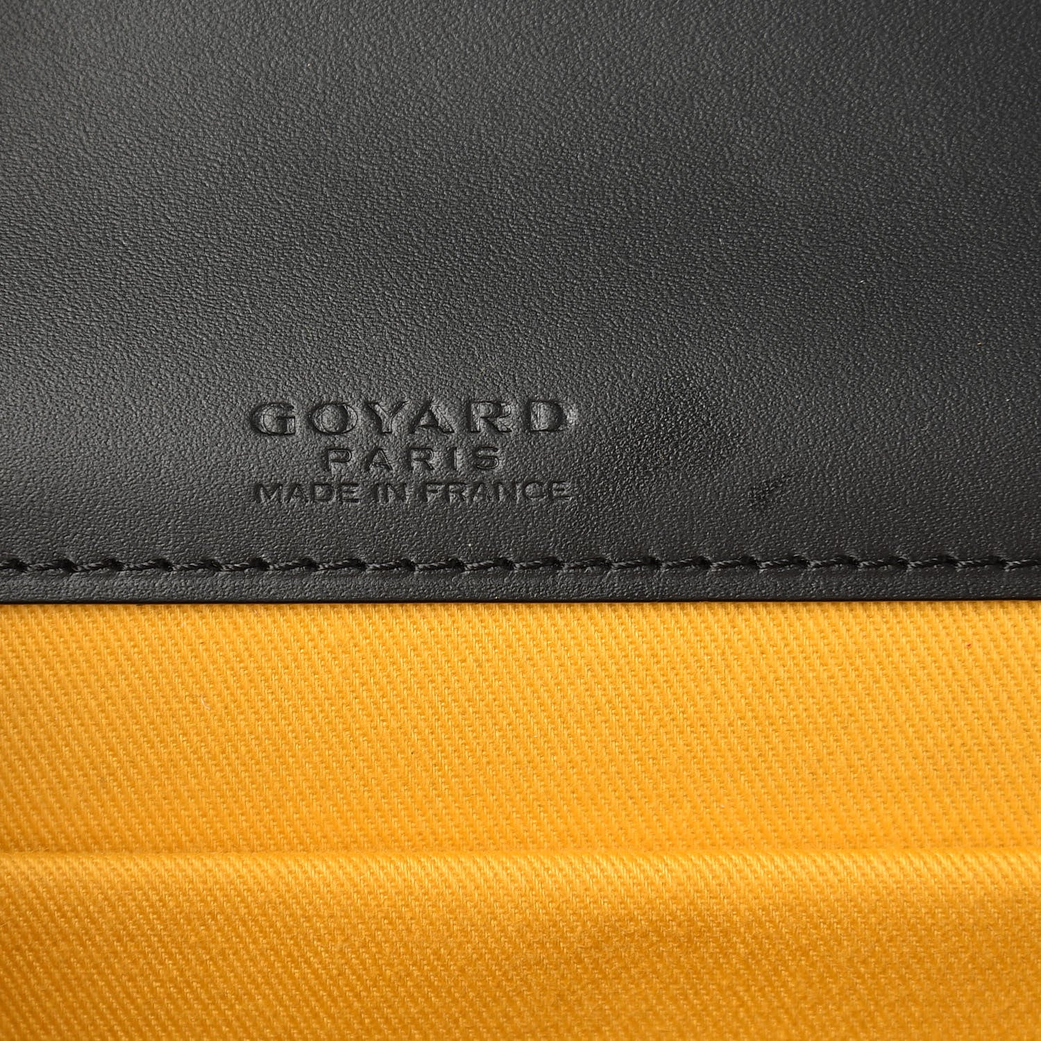 Goyard Goyardine Monte Carlo Bois Clutch With Strap Black 6 of 10
