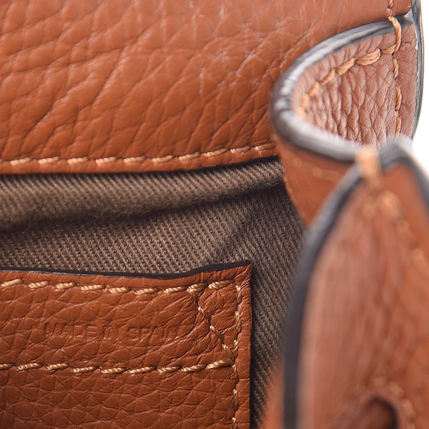 Chloe Calfskin Mini Marcie Round Crossbody Bag Tan 7 of 15