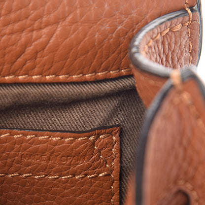 Chloe Calfskin Mini Marcie Round Crossbody Bag Tan 7 of 15