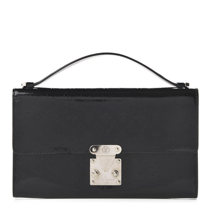 Louis Vuitton Monogram Glace Anouchka Pochette MM Black 1 of 9
