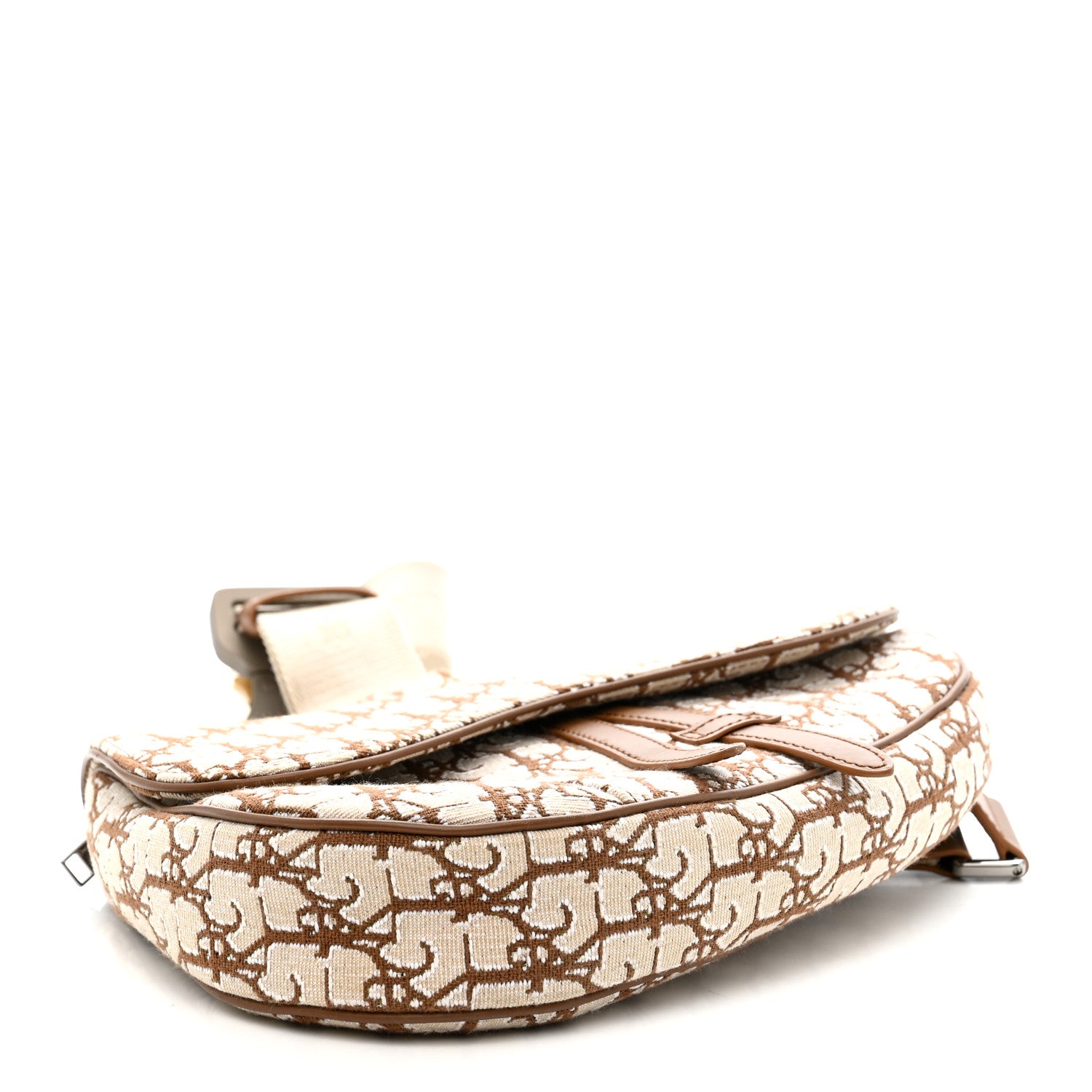 Christian Dior X CACTUS JACK Oblique Saddle Bag Coffee 4 of 9