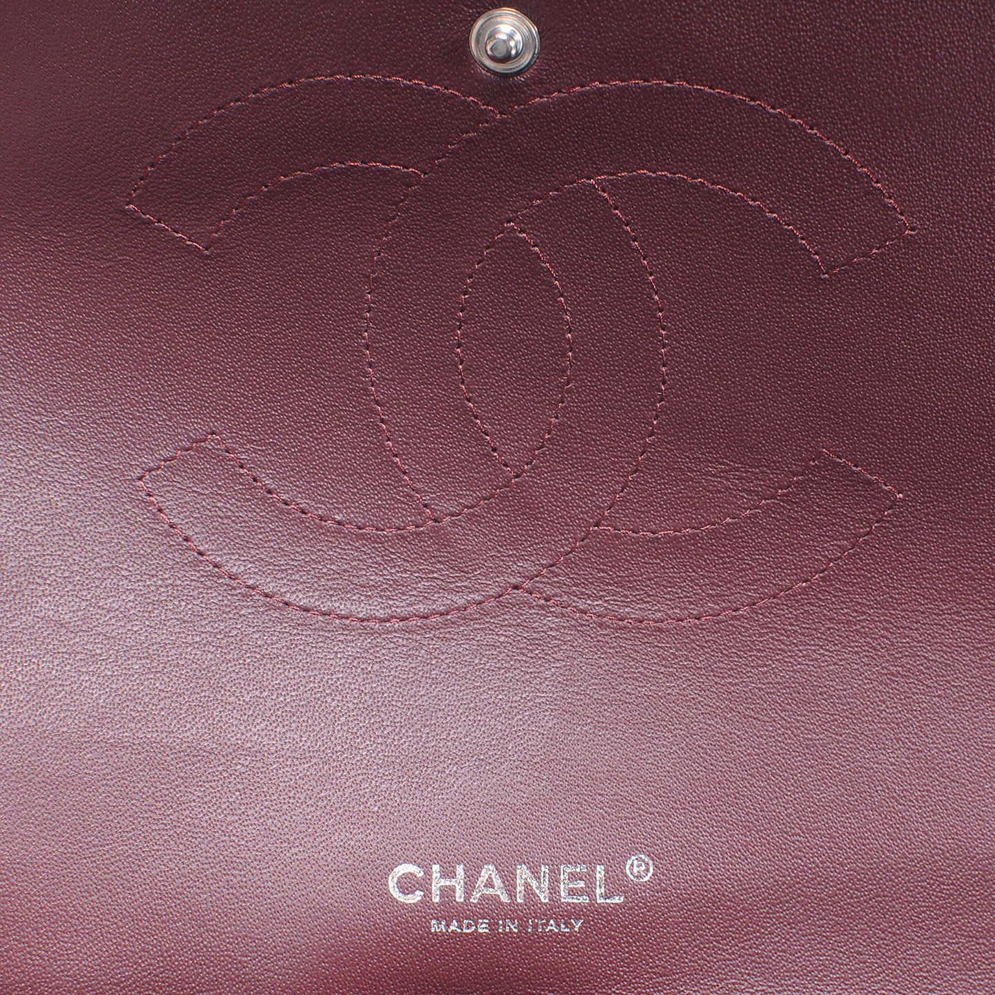 Lambskin Quilted Maxi Double Flap Black