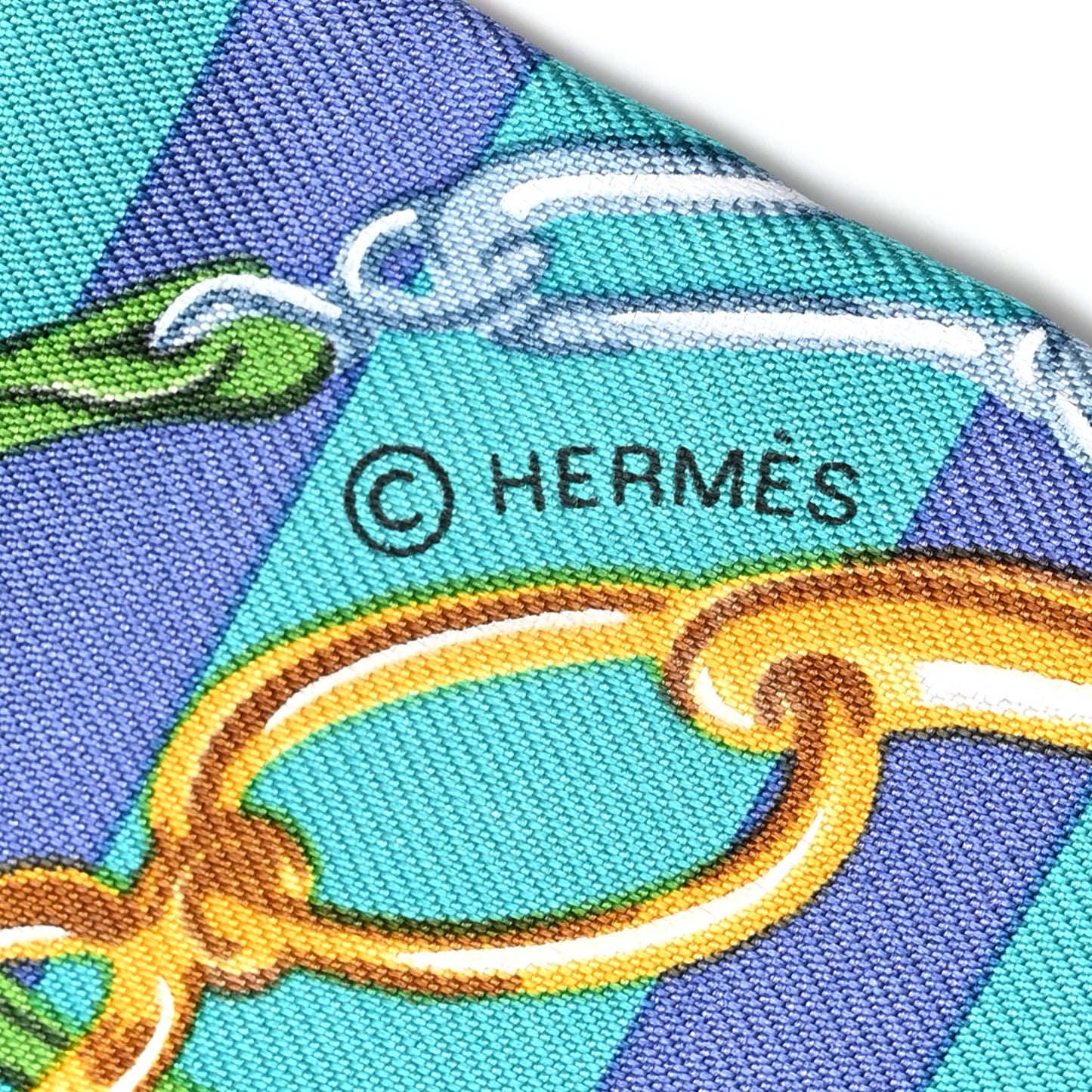 Silk Brides de Gala Bayaderes Twilly Turquoise Indigo Vert