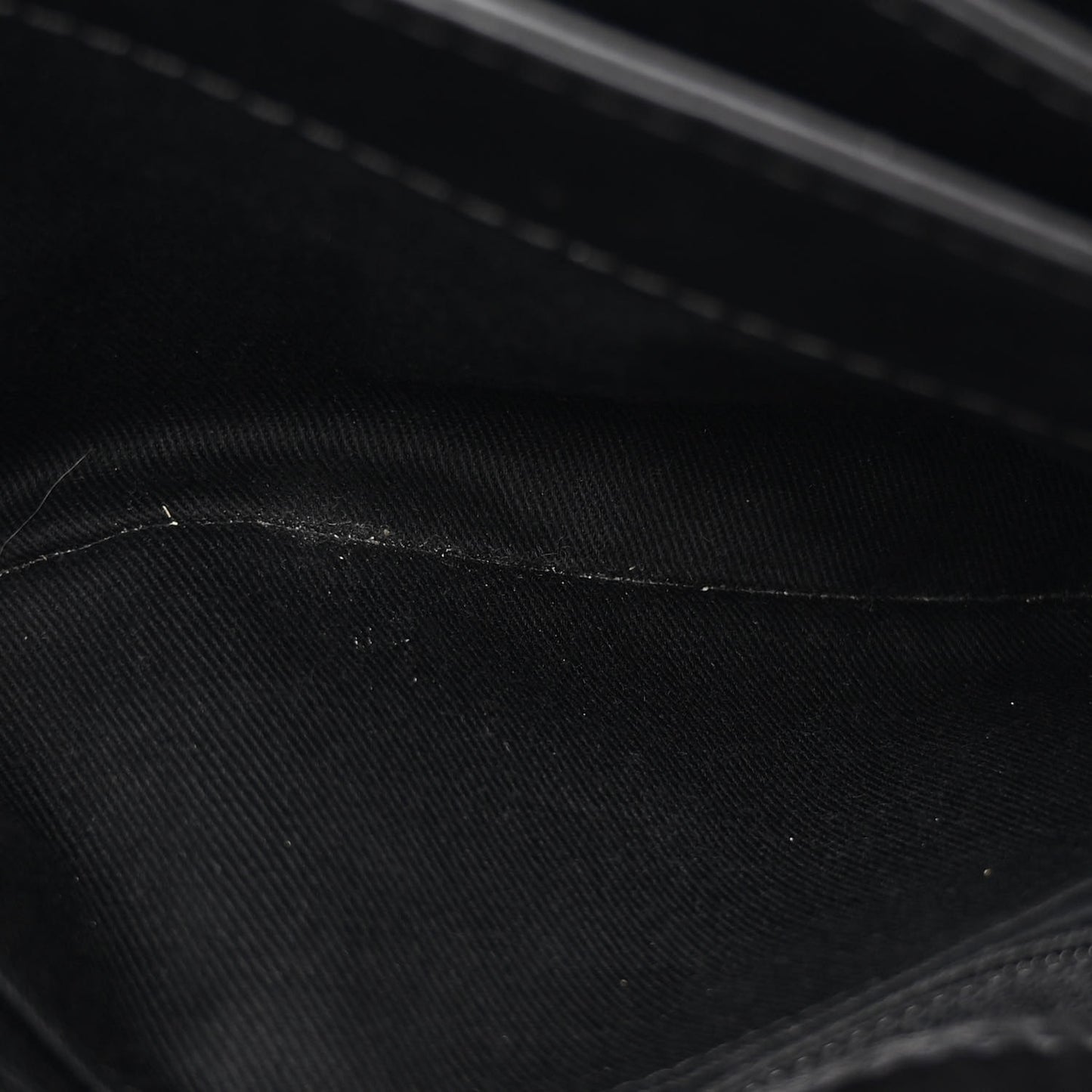 Aged Calfskin Quilted Small Lady Pearly Flap Black