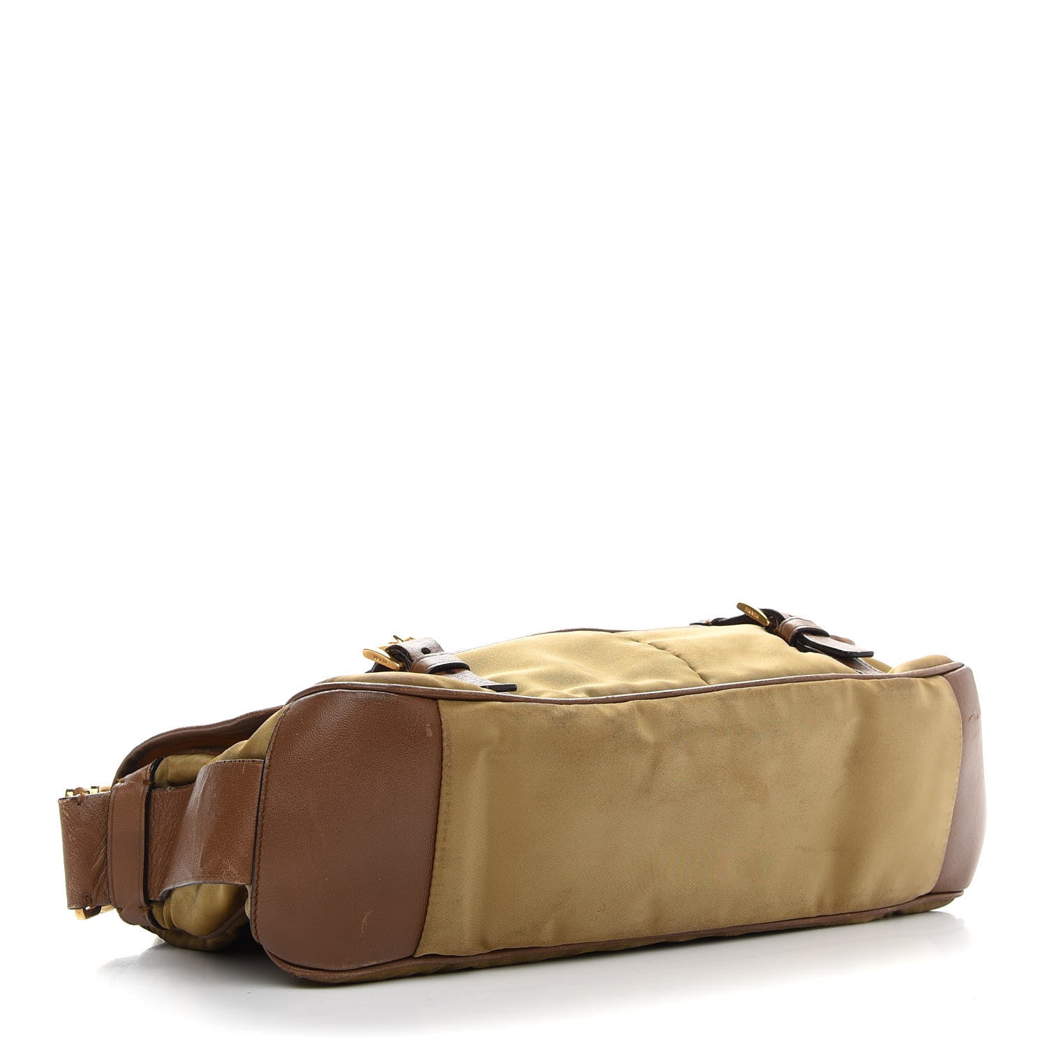 Prada Tessuto Nylon Messenger Bag Tabacco 4 of 14