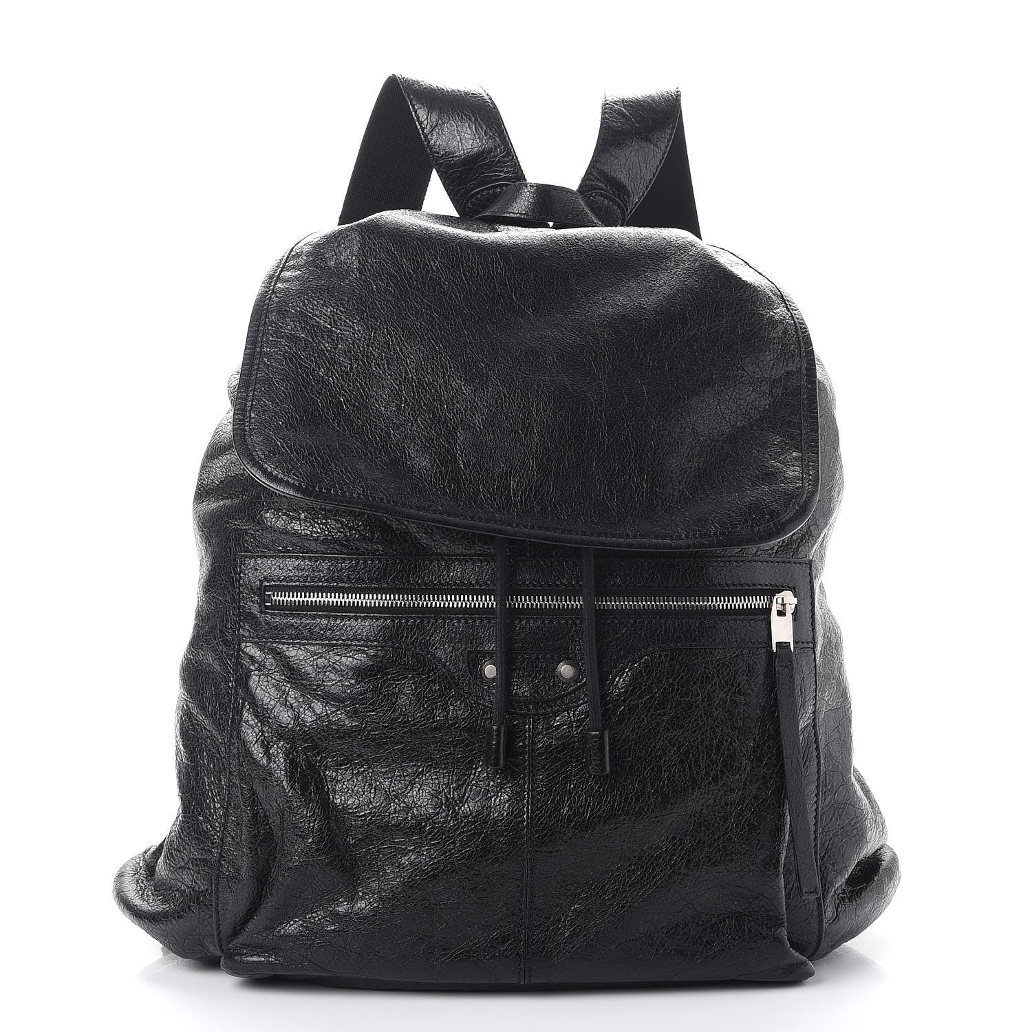 Balenciaga Agneau Classic Hardware S Traveler Backpack Black 1 of 8