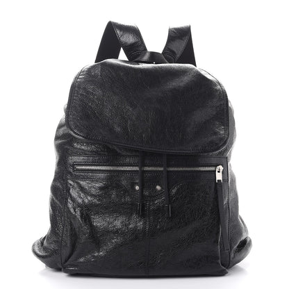 Balenciaga Agneau Classic Hardware S Traveler Backpack Black 1 of 8