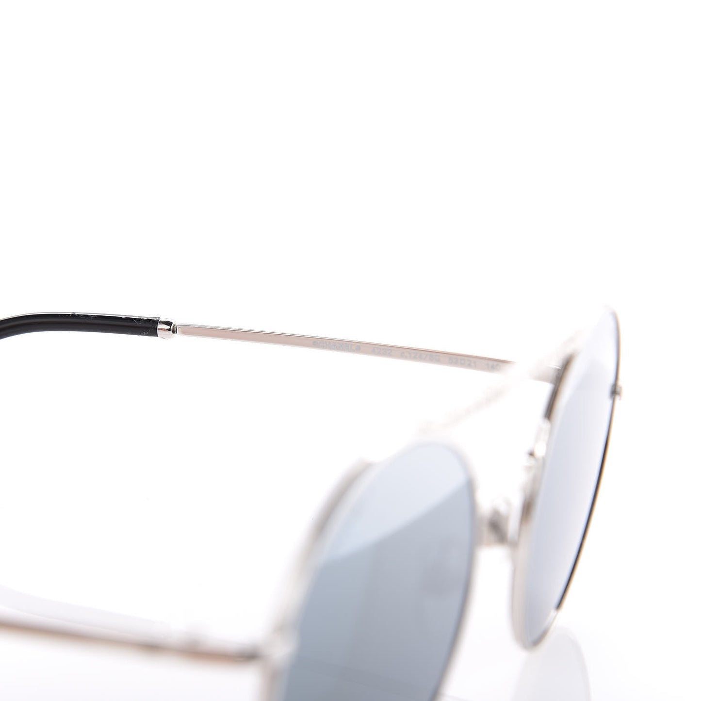 Metal Winter Round Sunglasses 4232 Silver