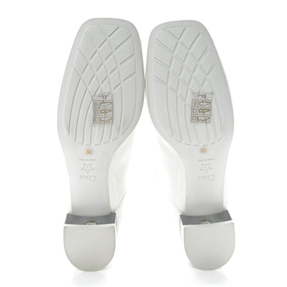 Christian Dior Patent Diorarty 30mm Pumps 38 White 5 of 9