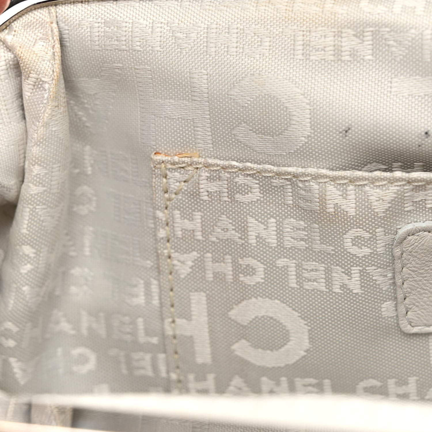 Chanel Rabbit Fur N°5 Frame Bag Beige 12 of 12