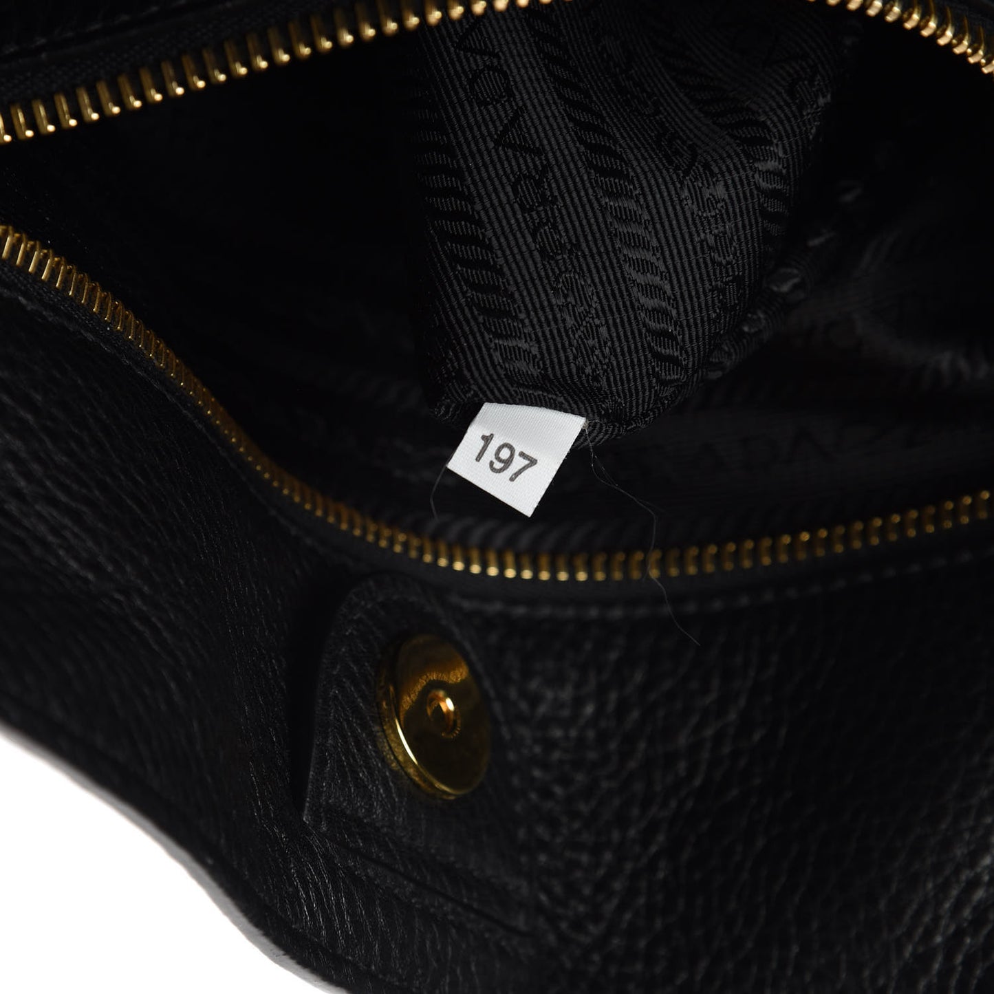Vitello Daino Tote Black