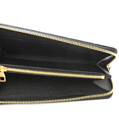Louis Vuitton Empreinte Clemence Wallet Black 5 of 6