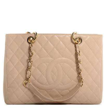 Chanel Caviar Grand Shopping Tote GST Beige Clair 1 of 7