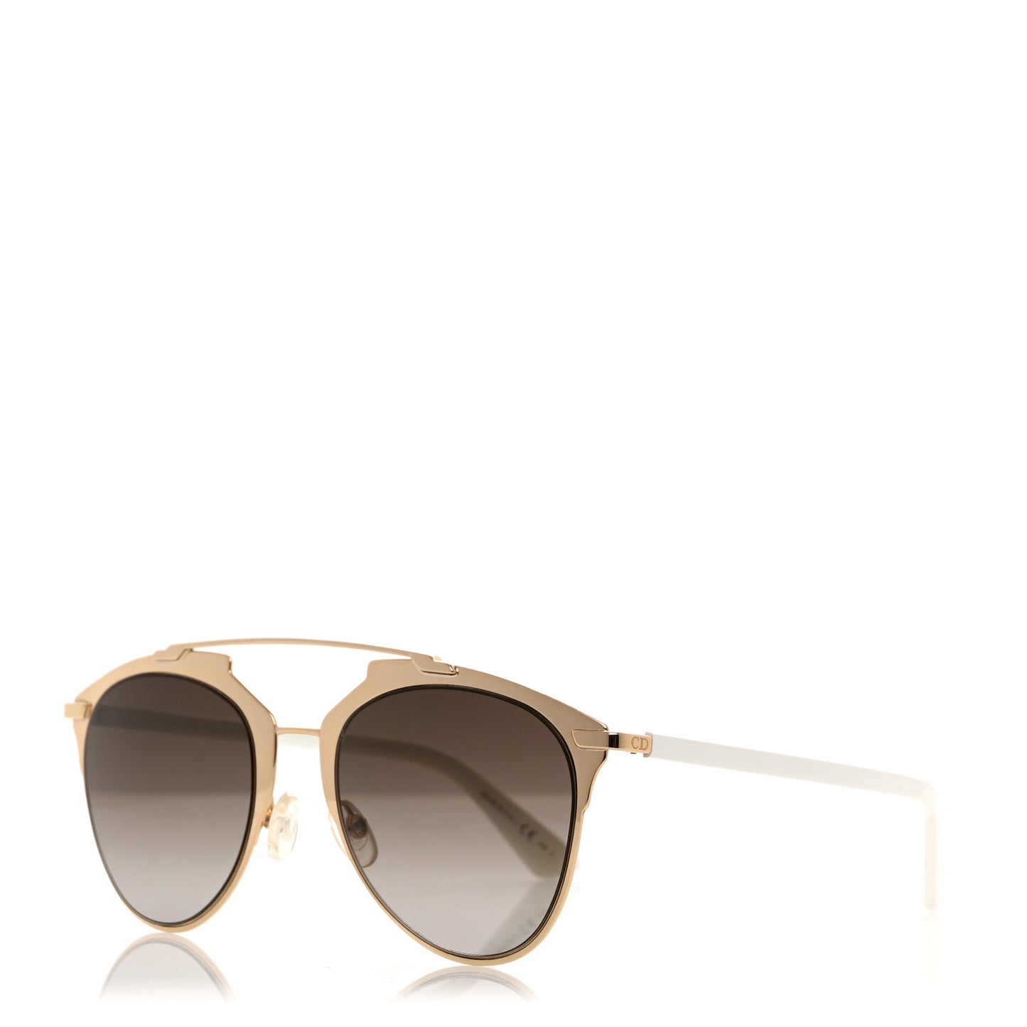 Reflected Sunglasses White