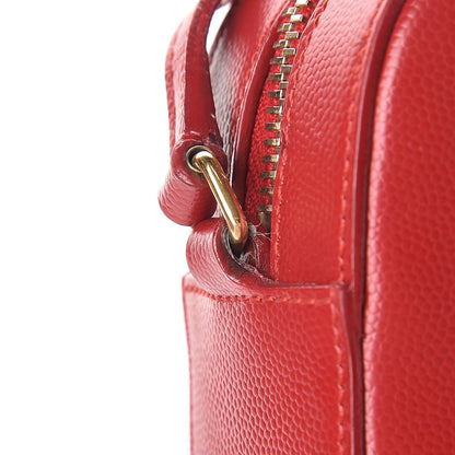 Saint Laurent Grain De Poudre Small Classic Monogram Camera Bag New Red 9 of 9