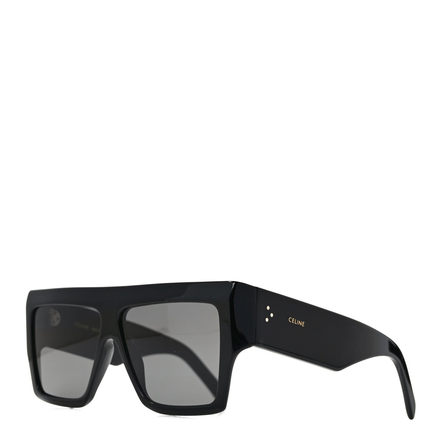 Celine Rectangular Sunglasses CL400921 Black 1 of 7