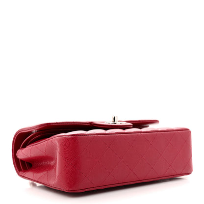 Chanel Caviar Quilted Small Double Flap Dark Pink 4 of 10