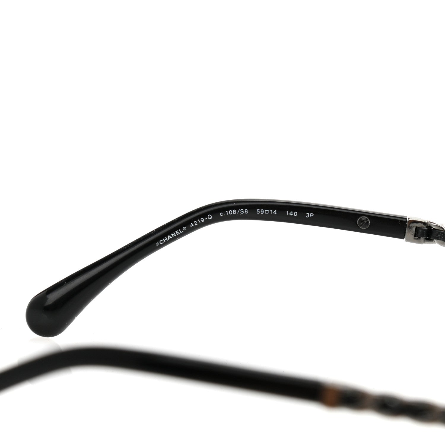 Chanel Polarized Pilot Winter Sunglasses 4219-Q Black 7 of 7