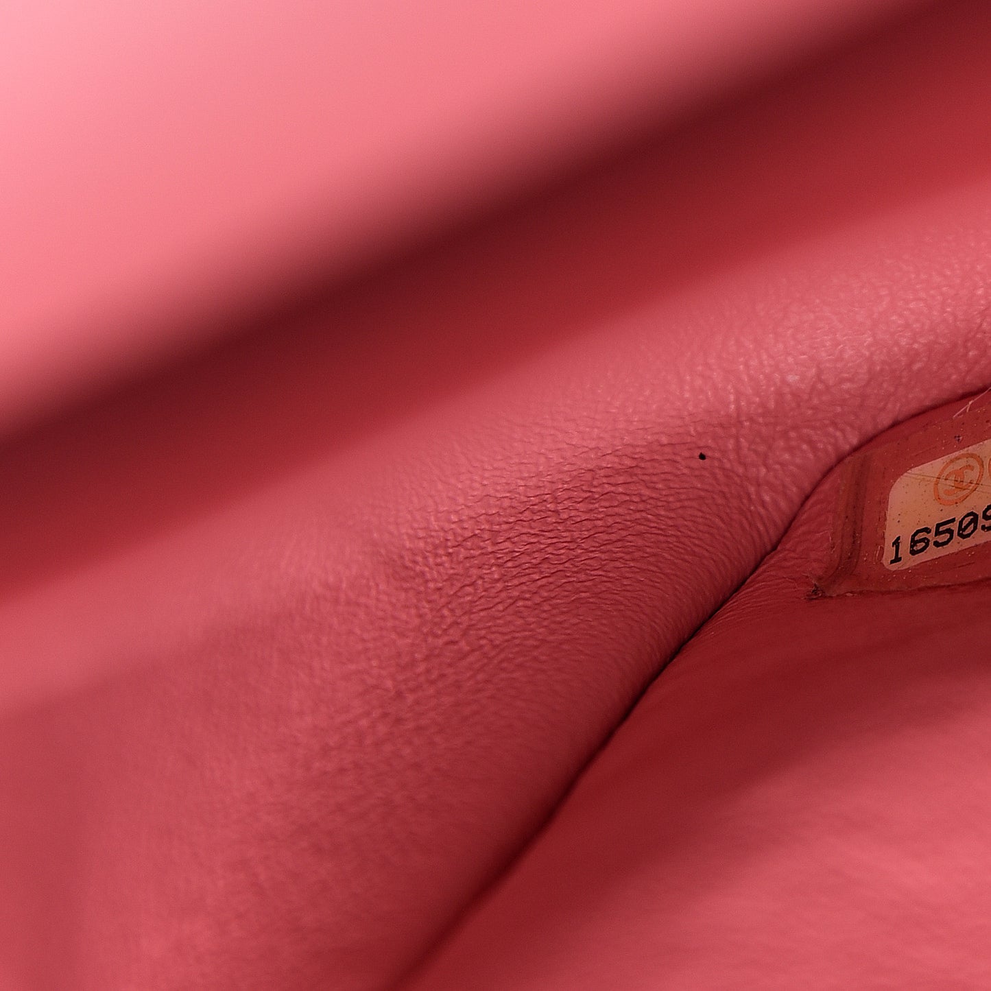 Lambskin Quilted Jumbo Double Flap Pink