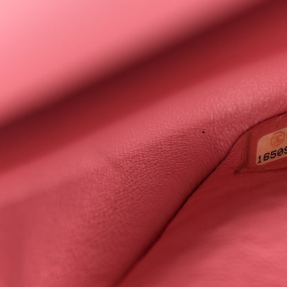 Chanel Lambskin Quilted Jumbo Double Flap Pink 8 of 12