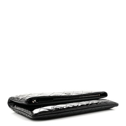 Chanel Patent Calfskin Quilted Beauty CC Clutch Black 4 of 8