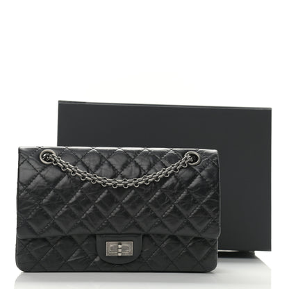 Chanel Aged Calfskin Quilted 2.55 Reissue 225 Flap Black 12 of 12