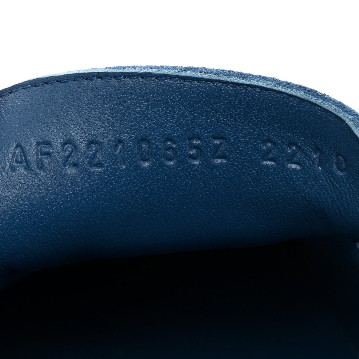 Suede Goatskin Paris Loafers 38 Bleu Bleuet