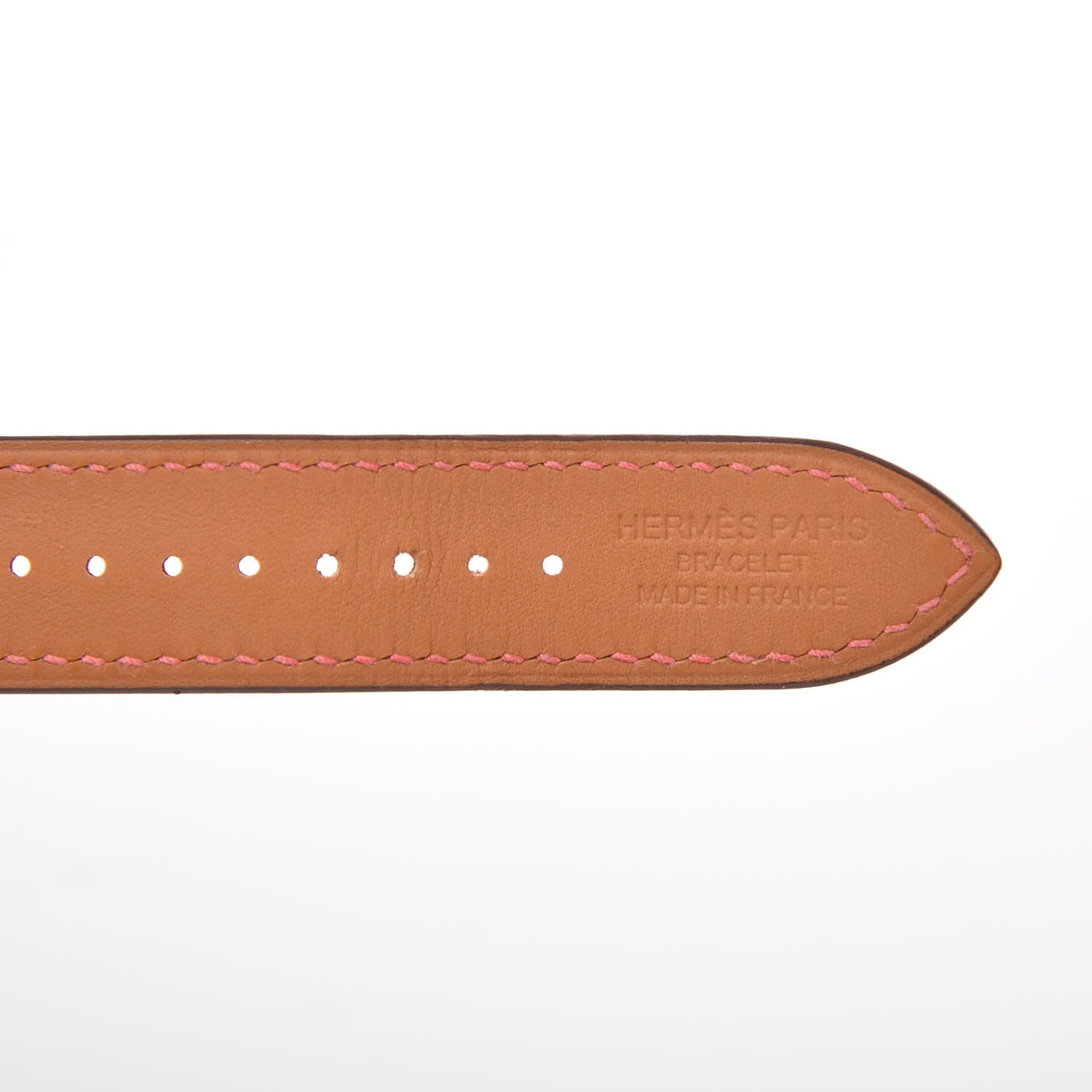 Hermes Epsom 38mm Apple Watch Double Tour Band Rose Jaipur 10 of 13
