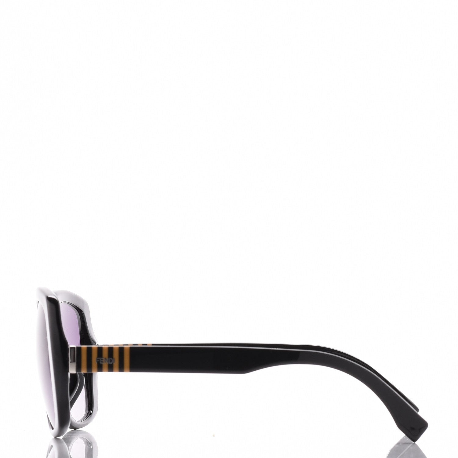 Fendi Oversized Square Sunglasses FF 0014/F/S Black 3 of 7